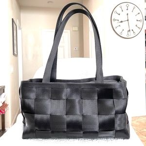 Harvey's Seatbelt Bag - Black Satchel - Like New
